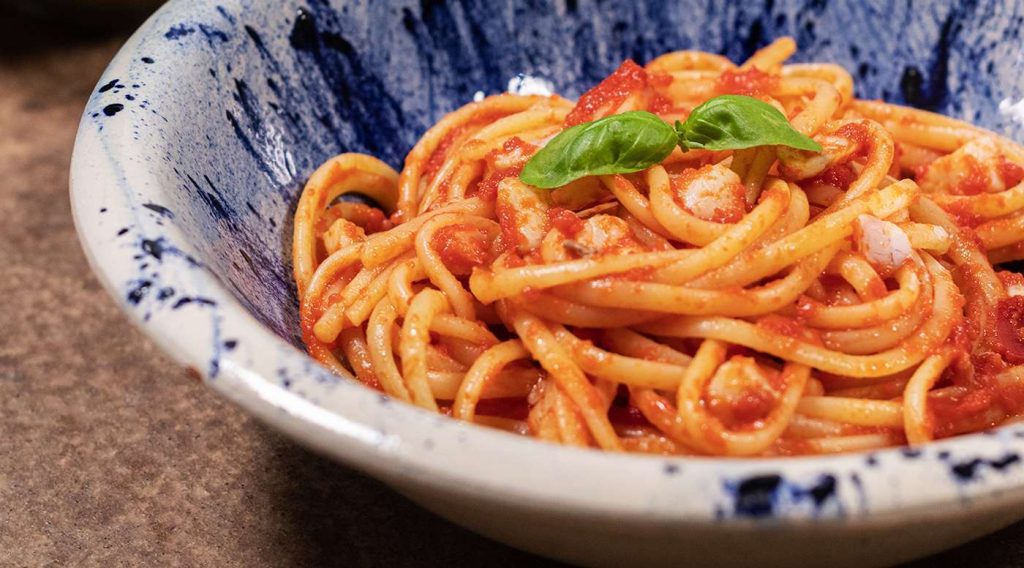 Linguine al ragu di mare
