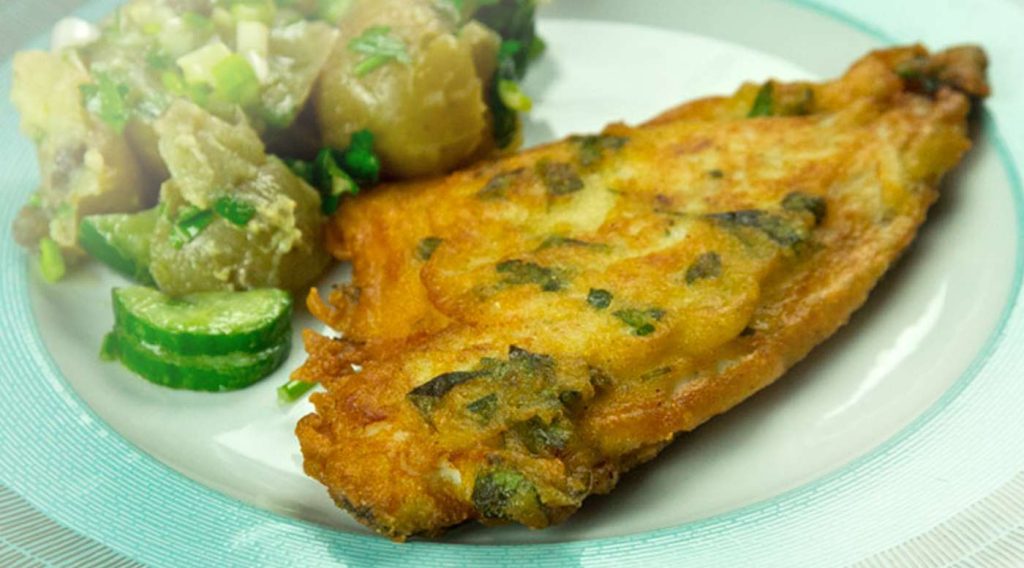 Filetti di orata fritti in pastella saporita